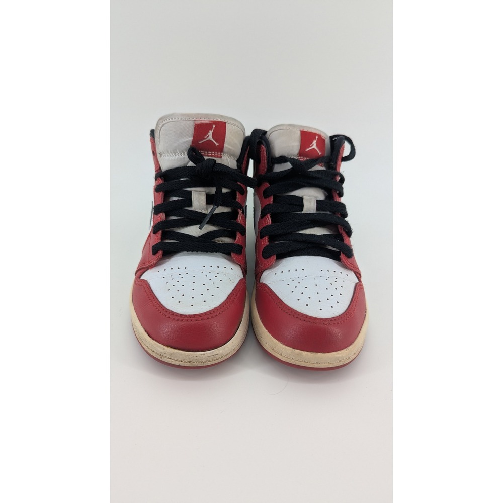 Nike Air Jordan 1 Mid Chicago Red White Black 640734-173 Kids Size 1Y